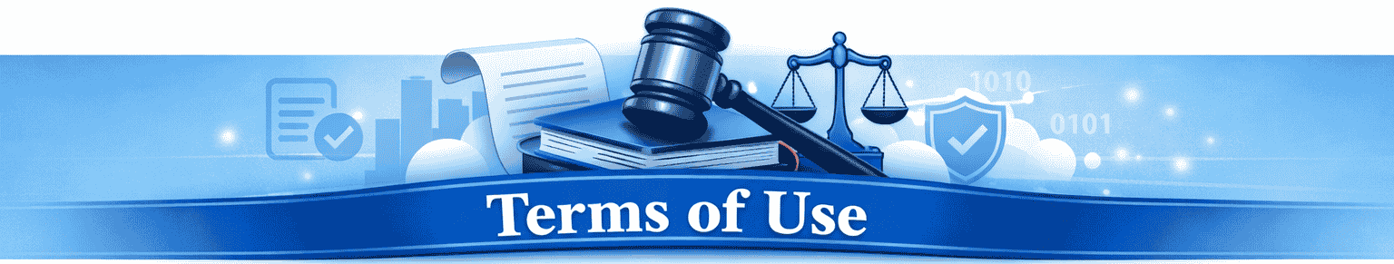 AXASCLOUD Terms of Use – Legal Compliance Banner